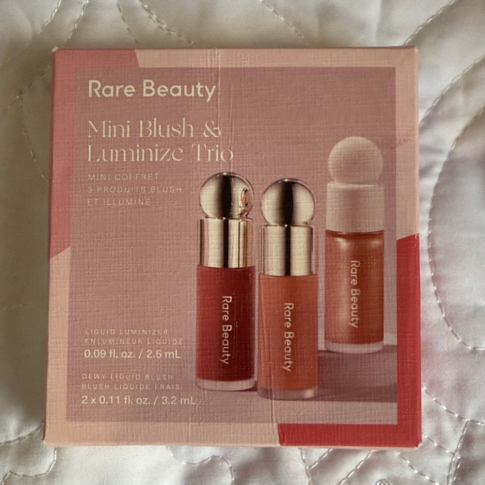 Rare Beauty Blush & Luminizer Set in Pink and Orange
